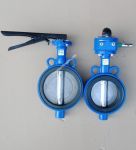 Van bướm thân gang đĩa inox