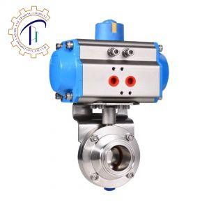 Van bướm vi sinh điều khiển khí nén